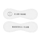 Custom Simple Baseball Club Name and Logo 野球ボール (パネル)