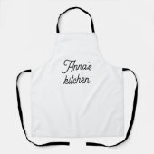 Custom Simple Text エプロン (正面)