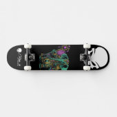Custom Skateboard Deck - "Elephant Druid" スケートボード (横)
