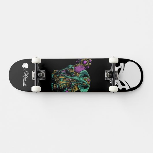 Custom Skateboard Deck - "Elephant Druid" スケートボード (横)