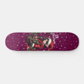 Custom Skateboard Deck - "Elf Christmas" スケートボード (横)