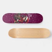 Custom Skateboard Deck - "Elf Christmas" スケートボード (横)