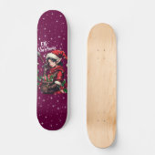 Custom Skateboard Deck - "Elf Christmas" スケートボード (正面)
