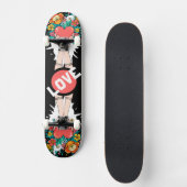 Custom Skateboard Deck - "Hands with Heart" スケートボード (正面)