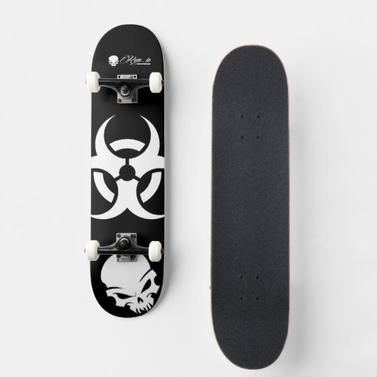 Custom Skateboard Deck - "Infectant" スケートボード (正面)