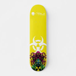 Custom Skateboard Deck - "Mutant Biohazard 2"  スケートボード