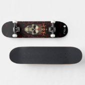 Custom Skateboard Deck - "Skull King" スケートボード (横)