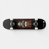 Custom Skateboard Deck - "Skull King" スケートボード (横)