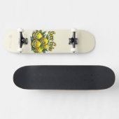 Custom Skateboard Deck - "Sour Grin" スケートボード (横)