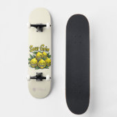 Custom Skateboard Deck - "Sour Grin" スケートボード (正面)