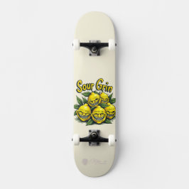 Custom Skateboard Deck - "Sour Grin" スケートボード