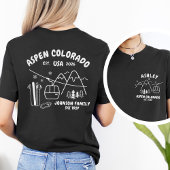 Custom Ski Trip Family Friends Group Matching Tシャツ