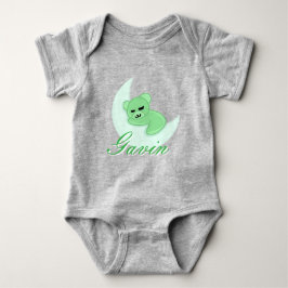 Custom Sleeping Bear Baby Bodysuit ベビーボディスーツ