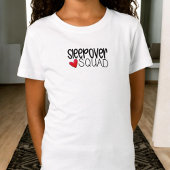 Custom Sleepover Squad Heart Party Favor  Tシャツ