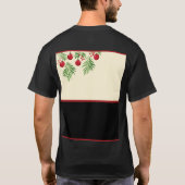 Custom "Sleighin' in Style!" Christmas Holiday Tシャツ (裏面)