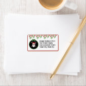 Custom "Sleighin' in Style!" Santa Holiday Mailing ラベル (インサイチュ)