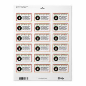 Custom "Sleighin' in Style!" Santa Holiday Mailing ラベル (フルシート)