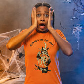 Custom Slogan Retro Owl and Pumpkin Halloween Tシャツ