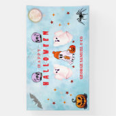 Custom Small Business Logo Halloween Party 横断幕 (縦)