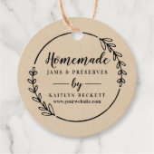 Custom Small Business Supplies Packaging Tags フェイバータグ (正面)