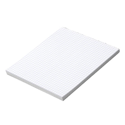 Custom Small Graph Paper Note Pad (Grids, Squares) ノートパッド (回転)