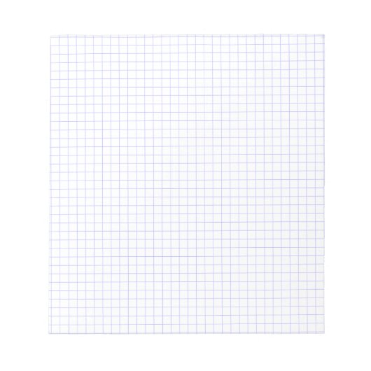 Custom Small Graph Paper Note Pad (Grids, Squares) ノートパッド (正面)