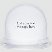 Custom Snow Globe Photo (裏面)