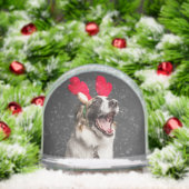 Custom Snow Globe with Your Dog’s Photo (クリスマス)