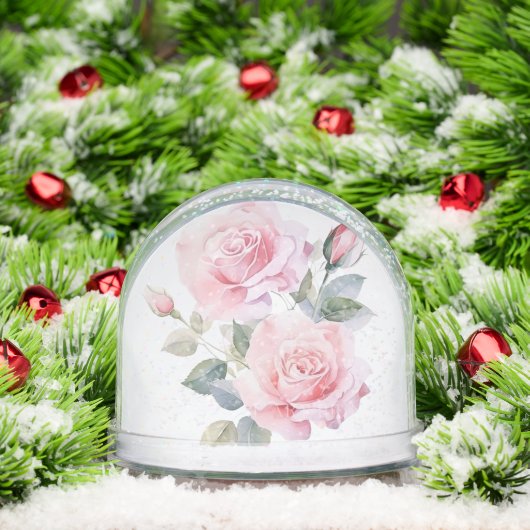 Custom Snow Globe with Your Favorite Rose Inside (クリスマス)