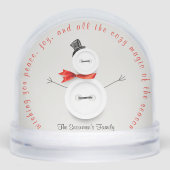 Custom Snowman Button (正面)