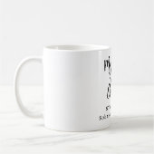 Custom Sobriety Mug – “My New Chapter Started On”  コーヒーマグカップ (左)