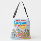 Custom SoCal Tote Bag クロスボディバッグ (裏面)