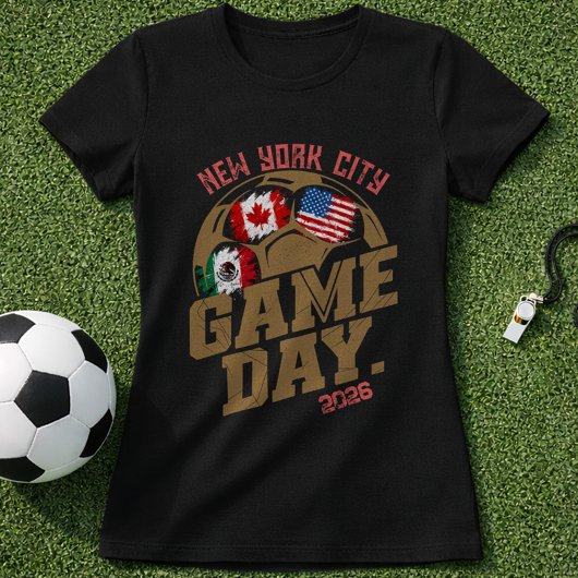 Custom Soccer City Flags &Name Distressed Game Day Tシャツ