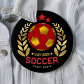 Custom Soccer Emblem Art 缶バッジ (インサイチュ)