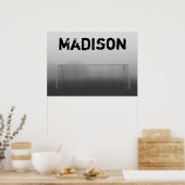 Custom Soccer (Football) Player / Team Name Poster ポスター (キッチン)