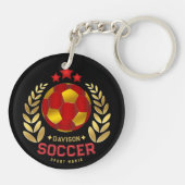 Custom Soccer Logo キーホルダー (裏面)