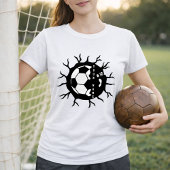 Custom Soccer Player Name Paint Splash Ball Tシャツ