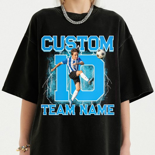 Custom Soccer player tee, personalized your number Tシャツ