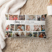 Custom Son 18 Photo Collage ランバークッション (ブランケット)