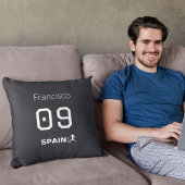 Custom Spain National Soccer Professional Mono クッション