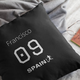 Custom Spain National Soccer Professional Mono クッション