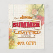 Custom Special Summer Limited Offer Flyer チラシ (正面)
