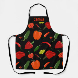 Custom Spicy Peppers  エプロン