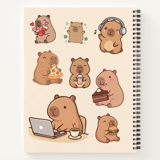 Custom Spiral Journal Notebook | Recipe Book ノートブック (裏面)