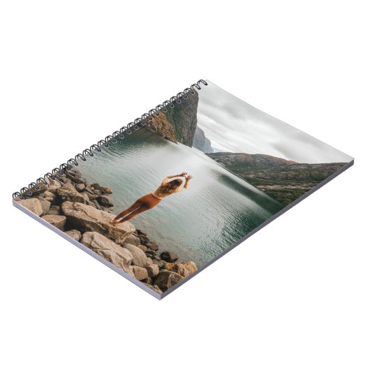 Custom Spiral Photo Notebook ノートブック (左側)