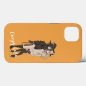 Custom Spooky Beautiful Goth Anime Girl Halloween Case-Mate iPhoneケース (裏面 (横))