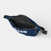 Custom sports fanny pack with motivational quote ファニーパック (見開き)