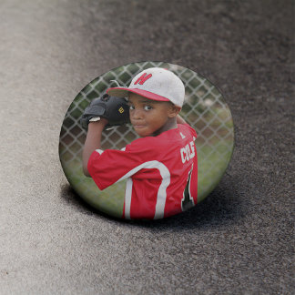 Custom Sports Photo Button 缶バッジ