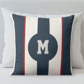 Custom Sports Style Pillow with Initial  クッション