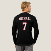 Custom Sports Team T-Shirt | Personalized Athletic トライブレンドＴシャツ (背面全体)